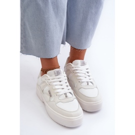 Tênis feminino Big Star NN274357 sistema de espuma viscoelástica branco 1