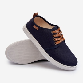 Tênis masculino Big Star NN176002 sistema de espuma viscoelástica azul marinho 1