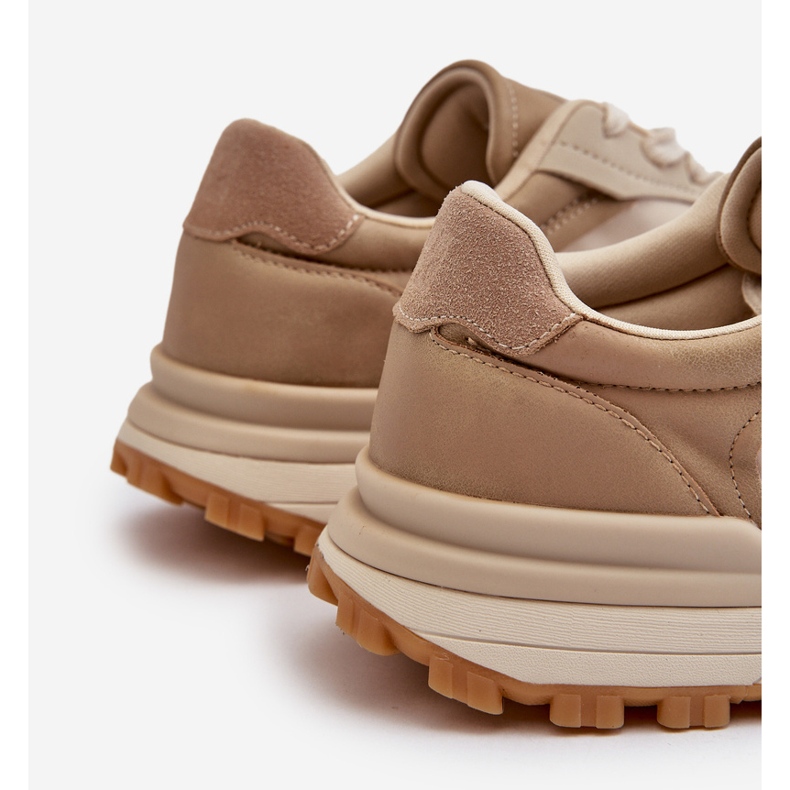 Tênis masculino Big Star NN174067 sistema de espuma viscoelástica bege 1