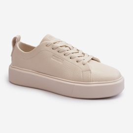 Tênis feminino leve Big Star NN274321 sistema de espuma viscoelástica bege 1