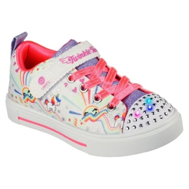 Sapatos Skechers Unicorn Sunshine 314802L Wmlt branco 1 Sapatos Skechers Unicorn Sunshine 314802L Wmlt branco 1