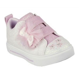 Sapatos Skechers Glitter Gems 314778N Wpk branco 1