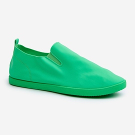 Tênis feminino slip-on verde Lovinia 1