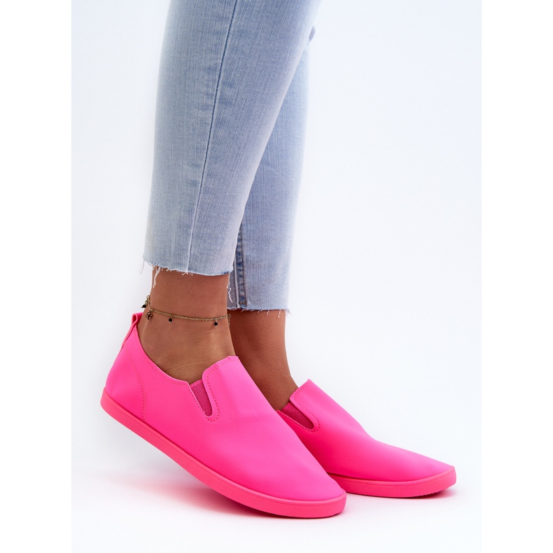 Tênis feminino slip-on fúcsia Lovinia rosa 2