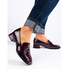 Mocassins envernizados bordô Sergio Leone vermelho 1