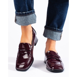 Mocassins envernizados bordô Sergio Leone vermelho 2