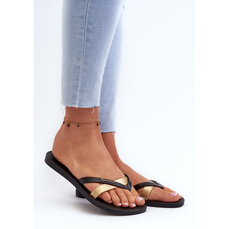 Chinelos femininos 81805 Ipanema Kirei Fem Preto 2