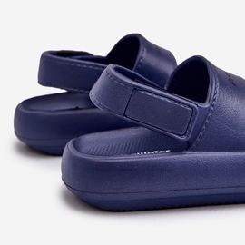 Sandálias leves de espuma com velcro ProWater PRO-24-05-01K azul marinho 1