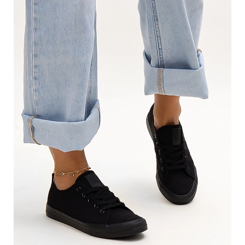 Tênis de tecido preto Big Star LL274226 1