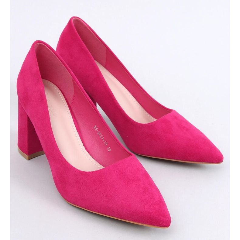 Sapatos de salto largo Clairay Fuchsia rosa 1
