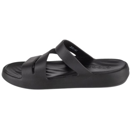Sandália Crocs Getaway Strappy W 209587-001 chinelos preto 1