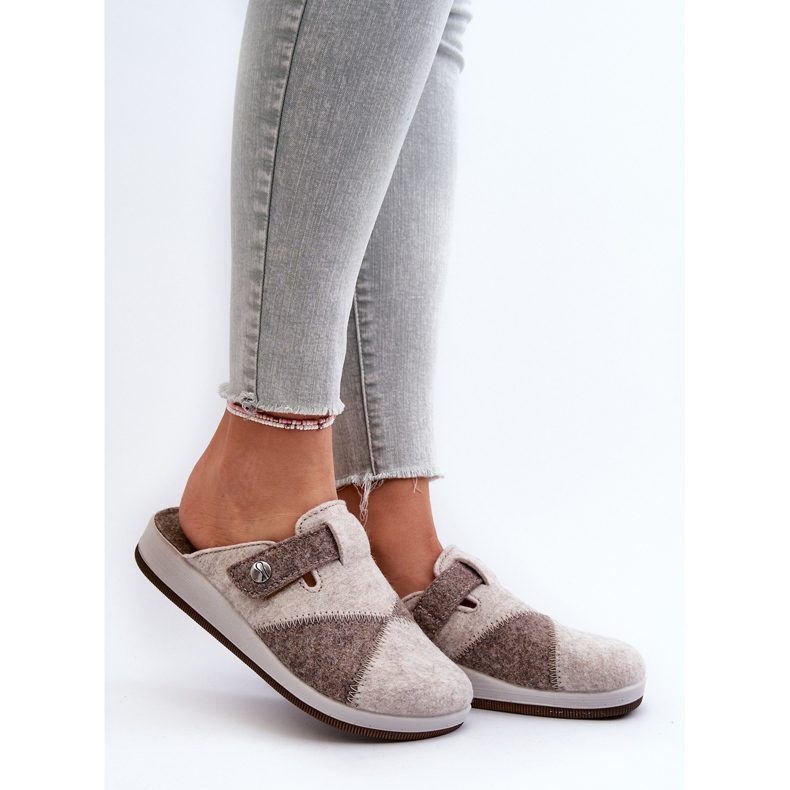 Chinelos Preventivos Femininos Inblu CT000032 Bege 2