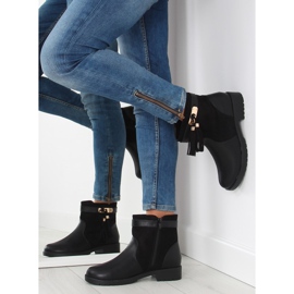 Botas femininas pretas Y8567 pretas preto 2