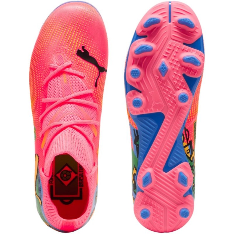 Chuteiras Puma Future 7 Match Njr FG/AG 107841 01 rosa 1