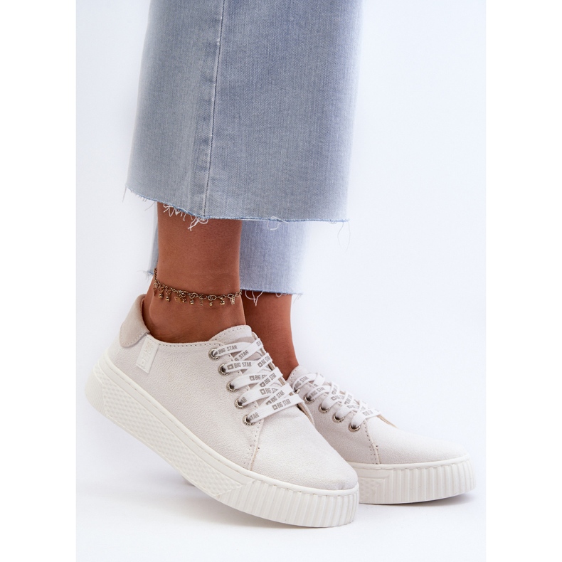 Tênis feminino Memory Foam System Big Star NN276001 Branco 2 Tênis feminino Memory Foam System Big Star NN276001 Branco 2