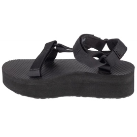 Sandálias Universais Teva Flatform 1008844-BLK preto 1
