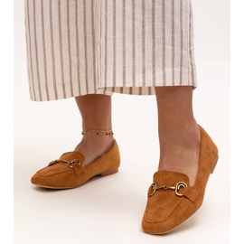 Mocassins marrons com fivela Zamari marrom 1