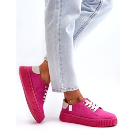 Tênis feminino Memory Foam System Big Star NN276004 Fúcsia rosa 3 Tênis feminino Memory Foam System Big Star NN276004 Fúcsia rosa 3