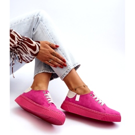 Tênis feminino Memory Foam System Big Star NN276004 Fúcsia rosa 1 Tênis feminino Memory Foam System Big Star NN276004 Fúcsia rosa 1