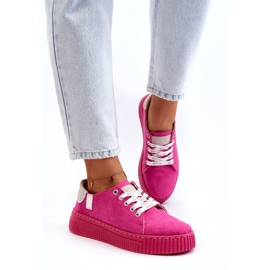 Tênis feminino Memory Foam System Big Star NN276004 Fúcsia rosa 2 Tênis feminino Memory Foam System Big Star NN276004 Fúcsia rosa 2