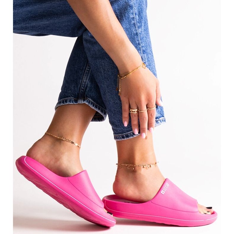 Chinelos Big Star NN274A041 rosa escuro 1