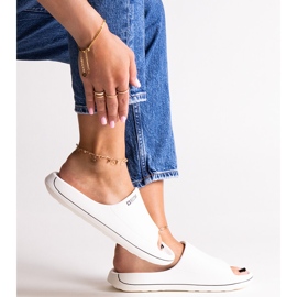 Chinelos Big Star NN274A043 brancos 1