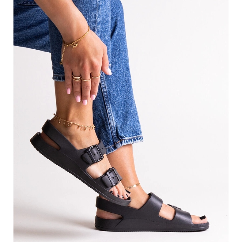 Sandálias pretas Big Star LL274745 preto 1