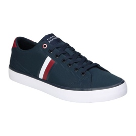 Tommy Hilfiger Vulc Low Stripes Sapatos de malha FM0FM04946 DW5 azul 1
