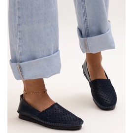 Evento Sapatos de couro azul marinho Antonea 1