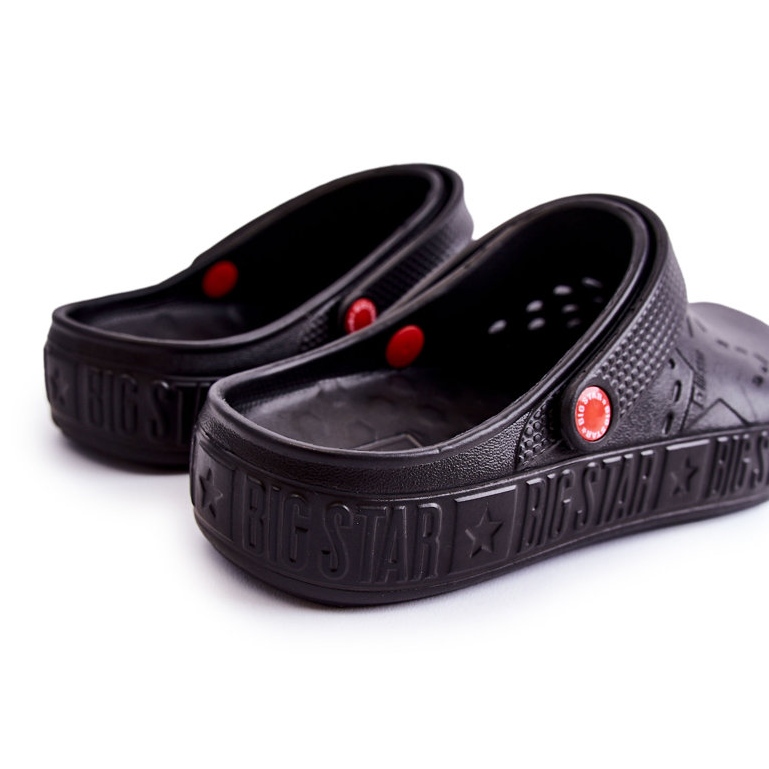 Chinelos leves masculinos Kroks Big Star II175001 preto 2