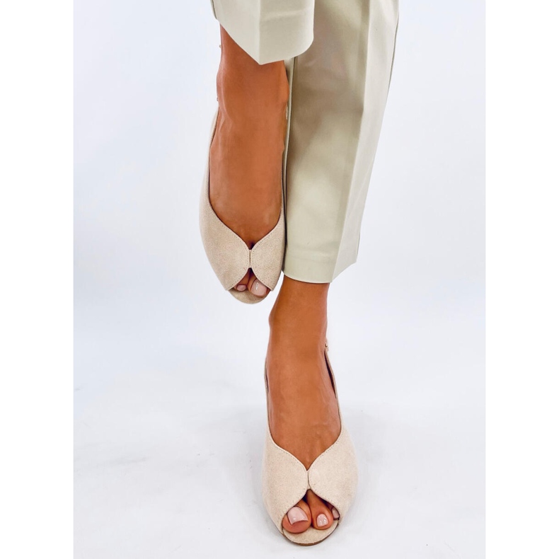 Sandálias de salto alto Venus Bege 1