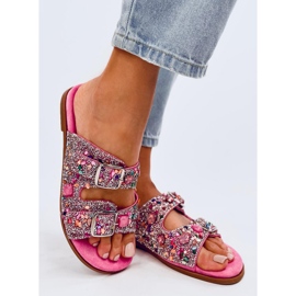 Chinelos de pedra Coult Fuchsia rosa 1