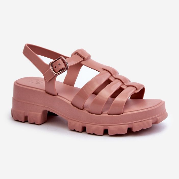 Sandálias femininas perfumadas ZAXY NN285038 rosa sujo 1