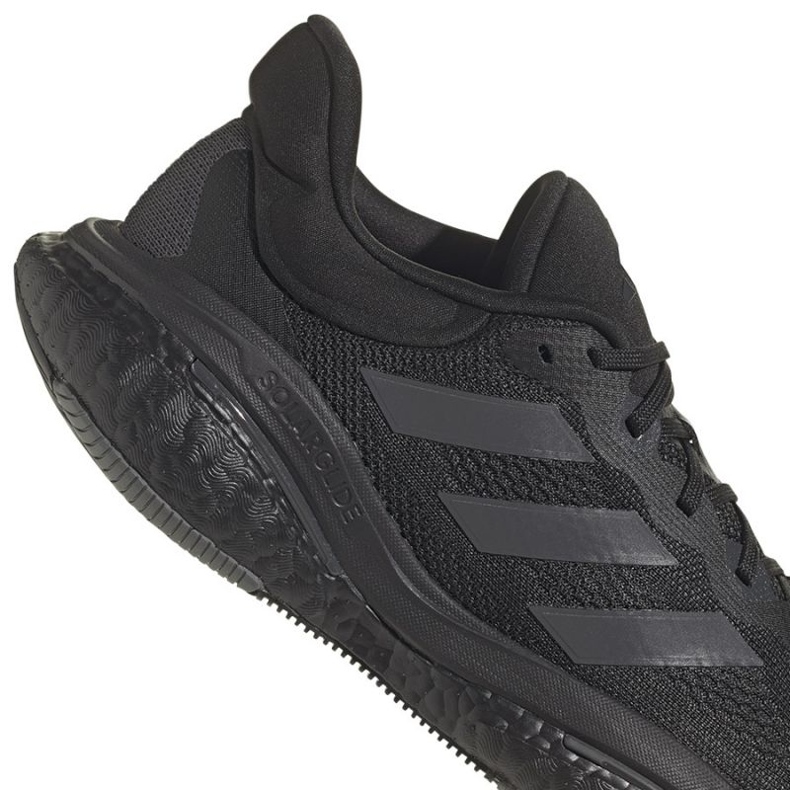 Tênis de corrida Adidas Solarglide 6 HP7611, preto 2