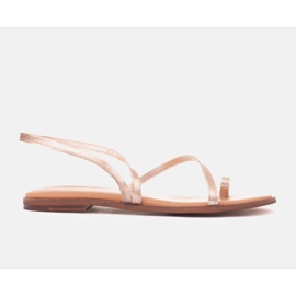 Marco Shoes Sandálias Pafos dourado 1