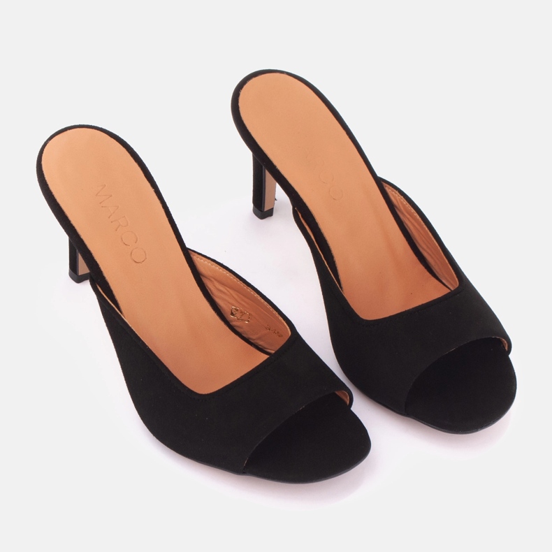 Marco Shoes Chinelos Palermo preto 1