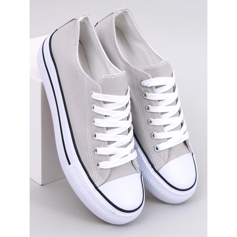 Ténis clássicos de mulher Fargis Grey cinza 1