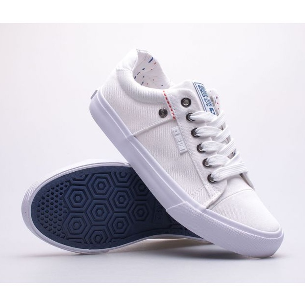 Tênis masculino Big Star amarrado branco AA274511 6