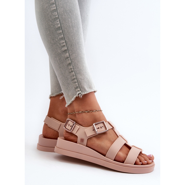 Sandálias femininas suaves perfumadas ZAXY NN285006 rosa claro 1