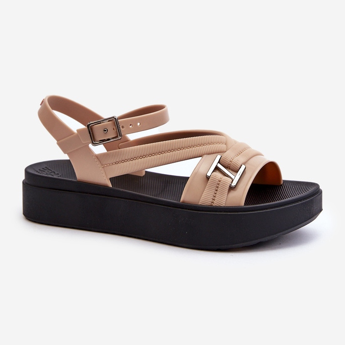 Sandálias femininas perfumadas com plataforma ZAXY LL285063 bege 1