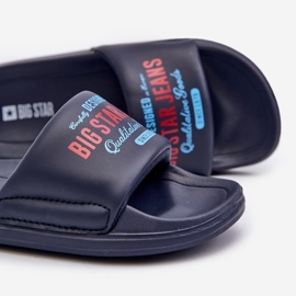 Chinelos de espuma infantil Big Star NN374516 azul marinho 1