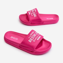 Chinelos de espuma infantil Big Star NN374519 rosa 1