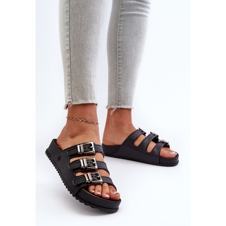 Slides perfumados femininos ZAXY NN2850099 pretos 2