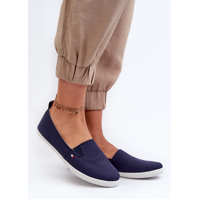 Tênis feminino slip-on, azul marinho Adrancia 2