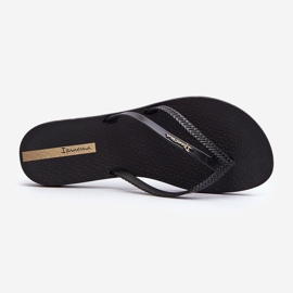 Chinelos de borracha femininos 82067 Ipanema Bossa Fem Preto 1