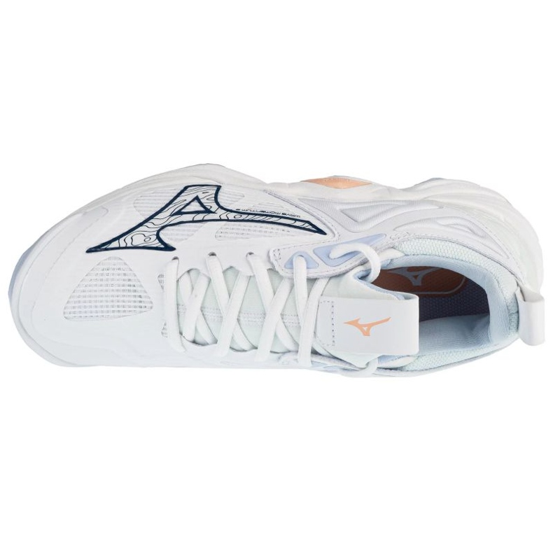 Tênis de voleibol Mizuno Wave Momentum 3 W V1GC231200, branco 2