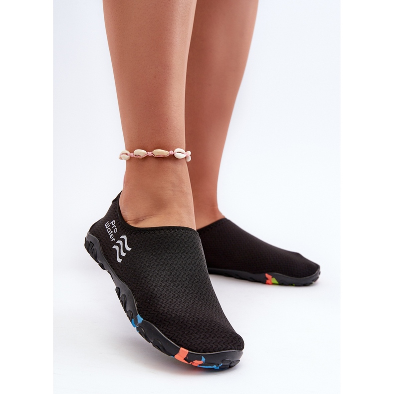 PROWATER PRO-24-48-061L Sapatos aquáticos femininos pretos 2