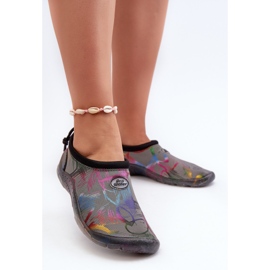 Calçados aquáticos femininos PROWATER PRO-24-48-033L cinza preto 2