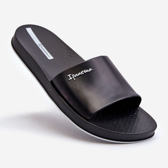 Chinelos de Borracha Masculino 82832 Ipanema Slide Unissex Preto 1