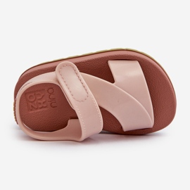 Sandálias infantis de velcro perfumadas ZAXY LL385002 Rosa claro 1
